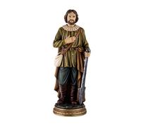 Inmaculada Romero IR Figurine San Isidro Labrador 30 Cm. Modèle D'Agriculteurs À Base De Résine