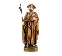 Inmaculada Romero IR Figurine Santiago Apostol 30 Cm. Base en Résine Motif Nom De L'Espagne