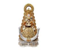 Inmaculada Romero IR Figurine Vierge Rocío 25 cm. Blanca Paloma Reine des Marais Saint Patron Almonte Base d'image en résine