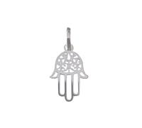 Inmaculada Romero IR Main Pendentif Fatima en argent sterling 925, amulette aux formes ajourées