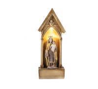 Inmaculada Romero IR Vierge du Carmen avec Éclairage, Statuette De 19 Cm, Sainte Patronne des Marins, Finition Résine