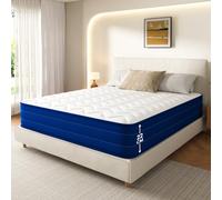 INMOKO Matelas 150x190 cm, 22 cm Épaisseur, Ressorts Ensachés, 7 Zones Ergonomiques, 10 Couches Respirantes, Ferme, Certifié Oeko-TEX