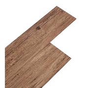 INMOZATA Lot de 36 Revêtement de sol en PVC autocollant - Dalle PVC Adhesive Sol - 5,01 m² - Sol stratifié-Antidérapant-Imperméable - Découpable-91,5 cm x 15,2 cm - Épaisseur : 2 mm jaune-brun