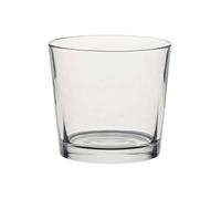 innaGLAS Bougeoir en Verre Alena, Transparent, 9cm, Ø10cm - Photophore/Vase Conique