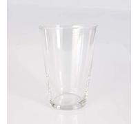 innaGLAS Vase Conique Jenny, Transparent, 19,5cm, Ø 14cm | en Verre - Vase décoratif - Vase à Fleurs
