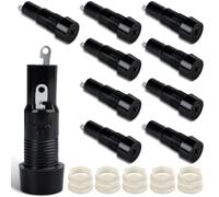 Innfeeltech 10pcs vis cruciforme capuchon à souder monté porte-fusible base pour fusible 5x20mm