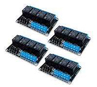 Innfeeltech 4pcs DC 12V module relais 4 canaux avec couplage optique haut ou bas niveau trigger carte d'extension