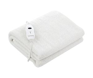 Innoliving Couverture chauffante 1 Place, Polyester, Blanc, 150 x 80 cm