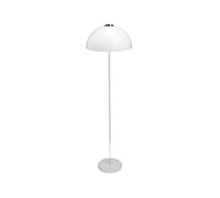 Innolux Lampadaire Kupoli gris. détails métalliques. abat-jour blanc