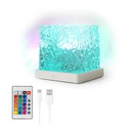 InnovaGoods Lampe veilleuse Aurora Borealis – Projecteur d'étoiles, 16 couleurs, télécommande