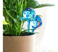 InnovaGoods® Ballons d'arrosage automatique Aqua-Loon (2 unités), arrosent vos plantes automatiquement, Système d'arrosage par goutte-à-goutte, avec une capacité de 350 ml.
