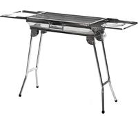 InnovaGoods® ExelQ Barbecue, BBQ portable en carbone, Barbecue portable, Léger et pratique à transporter, Idéal pour économiser de l'espace, Acier inoxydable, Acier inoxydable