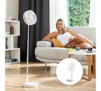 InnovaGoods Fandle Ventilateur Rechargeable Pliable Télescopique 4 Vitesses Neuf