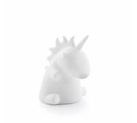 InnovaGoods - Lampe LED Licorne Multicolore, Veilleuse Sécurisée Enfant, Ne Chauffe Pas, Légère et Maniable, Design Moderne, Blanc, Caoutchouc, Unitalla