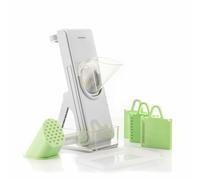 InnovaGoods® Mandoline de Cuisine Pliable 5 en 1 - Coupe-Légumes Multifonctionnel Manuel avec Râpe