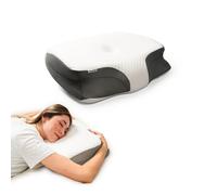 InnovaGoods® Viscoelastic Pillow, Oreiller Ergonomique pour Le Cou et Les cervicales, 2 Niveaux de Hauteur, facilite Une Respiration Douce et Naturelle. soulagement, Repos, Relaxation et Bien-être.