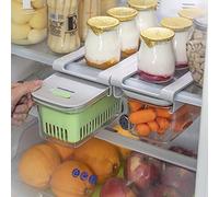 InnovaGoods® Recipient conservateur d'aliments Prefo, préserve les aliments frais pendant plus longtemps, avec un design de récipient et un couvercle hermétique, idéal pour la maison.