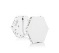 Innovagoods Set de 3 Panneaux LED Modulaires Magnétiques et Tactiles Hexagonaux - Lumière Blanche