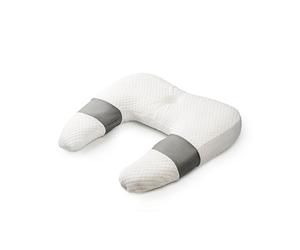 InnovaGoods® Viscoelastic Pillow, Oreiller Ergonomique pour la Posture en U, réduit la Pression, Permet de Mieux se Reposer dans Une Posture correcte, Repos, Relaxation, Bien-être.