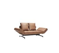 Innovation Living Canapé convertible Ghia - marron - similicuir