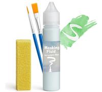 INNOVAYOU 30ml Bleu Fluide De Masquage Aquarelle, Encre Résistante et Peinture à Verser, Drawing Gum Aquarelle Garde les Zones Incolores et les Bords Pointus