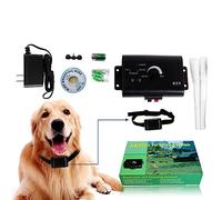 InnovTec Cloture Electrique pour Animaux, Collier Anti Fugue Chien Électrique Automatique Dressage Chien avec Collier et 300m de Fil Kit pour Chiens Moyens et Grands Système de Clôture Électronique