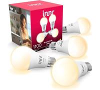 innr Ampoule Connectée Zigbee E27, Fonctionne avec Hue* et Alexa (Pont Requis), Lampe Blanc Chaud, Ampoules LED, Intensité Variable, 1150 lumens - 4 pièces