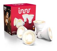 innr Ampoule Connectée Zigbee GU10, Fonctionne avec Hue* et Alexa (Pont Requis), Spot Blanc Chaud, LED Lampe, Intensité Variable, 460 lumens - 4 Pièces
