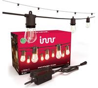 innr Guirlande Lumineuse Exterieure 8m, Zigbee, Fonctionne avec Hue* et Alexa (Pont Requis), Blanc Chaud, 16 ampoules LED connectées, Luminaire Intensité Variable, Ensemble Complet