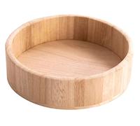 INNSPIRO 21607 Plateau en Bois de Balse Rond Moyen, 22 cm de Diamètre, 5,5 cm de Hauteur