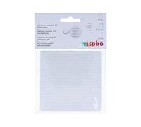 INNSPIRO Adhésif mousse 3D carré blanc 400u, 5 x 5 mm 2 mm épaisseur