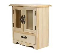 INNSPIRO Classeur vitrine en Bois de pin Massif 16 x 10 x 19 cm.