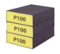 INNSPIRO Lot de 3 Chevilles de ponçage en Mousse Souple Grain Fin 10 x 7 x 2,5 cm.