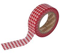 INNSPIRO Ruban masking tape Washi canard de coq rouge 15 mm x 10 m Série Deco