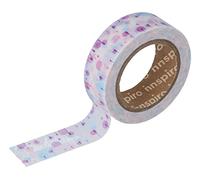 INNSPIRO Ruban masking tape Washi deco 15 mm x 10 m Série Floral