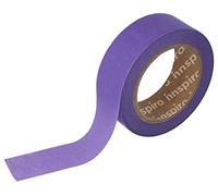 INNSPIRO Ruban masking tape Washi lilas 15 mm x 10 m. Série Unies Basic