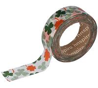 INNSPIRO Ruban masking tape Washi trèfle 15 mm x 10 m Série Floral