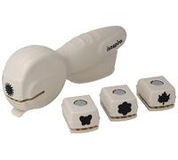 INNSPIRO Set perforatrice Cassette Punch avec 4 cartouches nature 16mm, perforatrice pour scrapbooking, DIY, manualités, création de cartes.