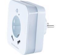INNTEC SLED02 - Veilleuse LED, avec capteur de mouvement et 2 x chargeurs USB