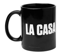 Inny Mug Céramique 330 ml avec Logo La Casa de Papel Compatible Micro-ondes Noir