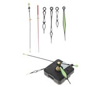 INOOMP 1 Ensemble Kit Mécanisme Horloge Murale Silencieux à Piles avec Aiguilles Lumineuses Mouvement à Balayage Continu pour Réparation et Bricolage Horloges DIY