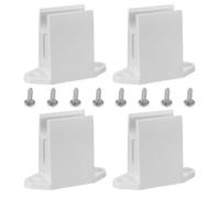 INOOMP 1 Jeu de Supports de volet, poignée de manivelle d'auvent, Support de Fixation pour fenêtre | Support mural à manivelle avec 4 vis et 8 vis pour remplacement de manivelle télescopique de 13 mm pour store extérieur.