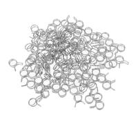 INOOMP 100 Pièces Collier de Serrage en Acier Inoxydable | Installation Facile, Entretien Simple, Résistance à L’usure, pour Irrigation de Jardin, Usage Pro et Perso
