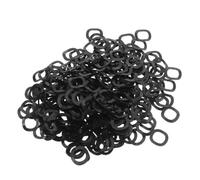 INOOMP 1000 Pièces Rondelle Ondulée en Acier Manganèse Noir pour Vis et Roulements Moteur, Absorption de Choc et Élasticité, Diamètre Intérieur 6mm Extérieur 9mm, Réparation Circuits