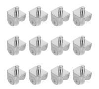 INOOMP 20pcs Clip de Fixation pour Verre en Alliage de Zinc Argenté, Support Solide pour Panneau en Verre 3-9mm, pour Accessoires Salle de Bain et Travaux DIY