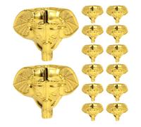 INOOMP 24 Pièces Protège-Coin Décoratif en Plastique Jaune | Léger et Facile à Poser, pour Vitrines et Meubles, Finition Élégante, Usage Résidentiel ou Commercial