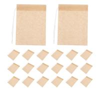 INOOMP 300 sachets de thé vides pour thé en vrac, infusions et en feuilles, sachets en papier à cordon, infuseurs portables pour bouillon, 8,9 x 7,1 cm