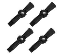 INOOMP 4 Pièces Accessoire de Manche de Balai avec Rotule Pivotante Tête à Vis Allemande Compatible pour Nettoyage de Vitres et Dépoussiérage
