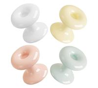 INOOMP 4 Pièces Bouton Poussoir Wc Cœur en Plastique, Aide Longue | Installation Adhésive Simple, Usage Facile, pour Couvercles et Surfaces Compatibles, Maison et Sanitaires Couleur Aléatoire