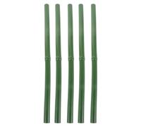 INOOMP 5pièces Faux Bambou Tiges Légères Piquets de Clôture Simulés pour Décoration Intérieure et Extérieure Installation Facile pour Jardin Balcon et Aménagement